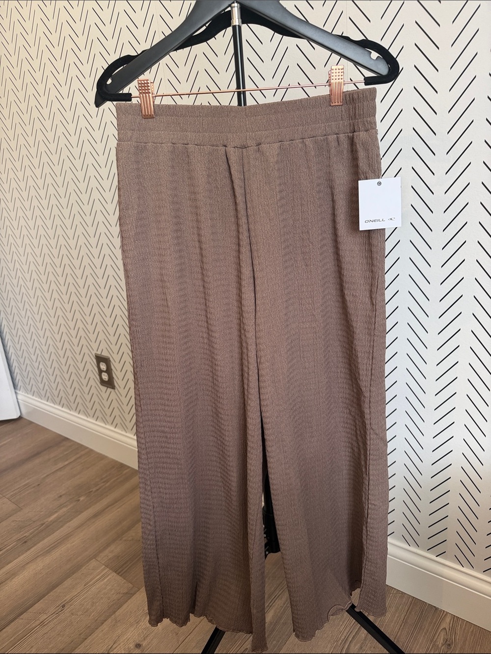 O'Neill Taupe Wide-Leg Kids Pants